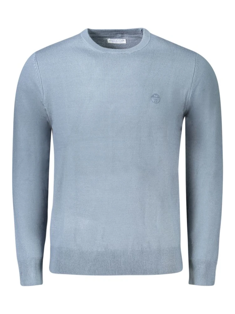 Blue Acrylic Men's Sweater