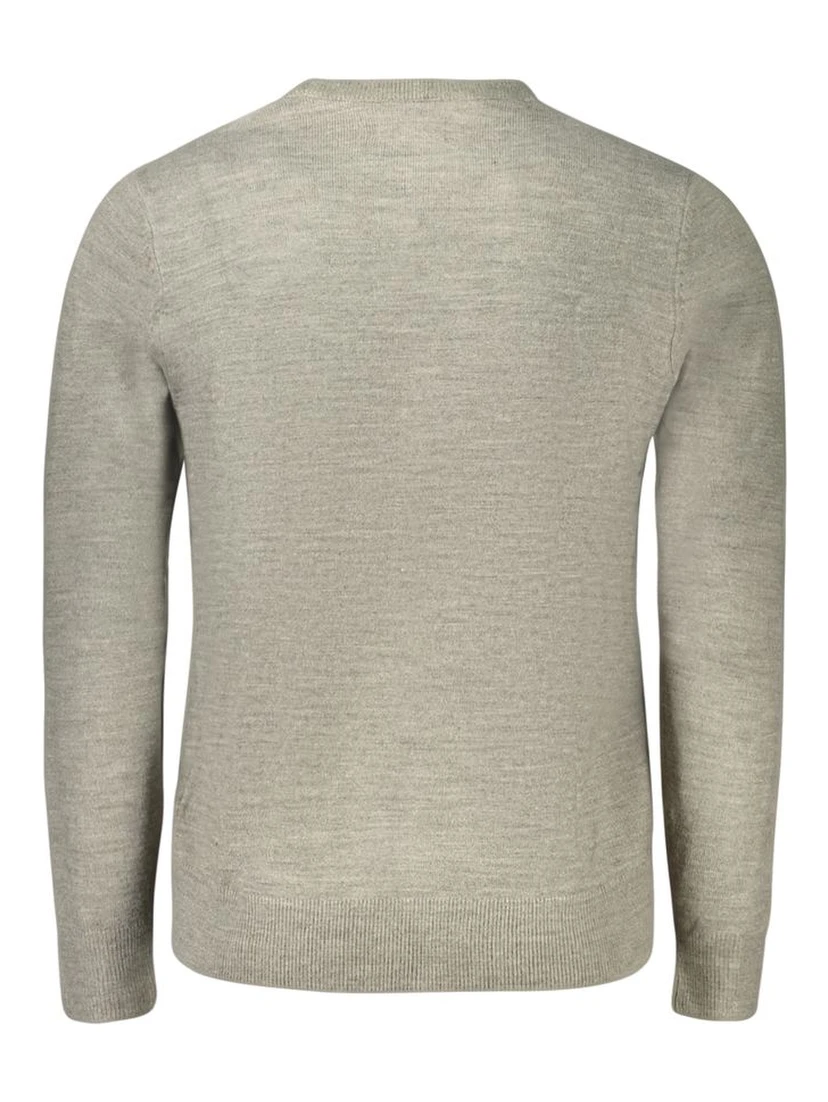 Grey Acrylic Men Sweater