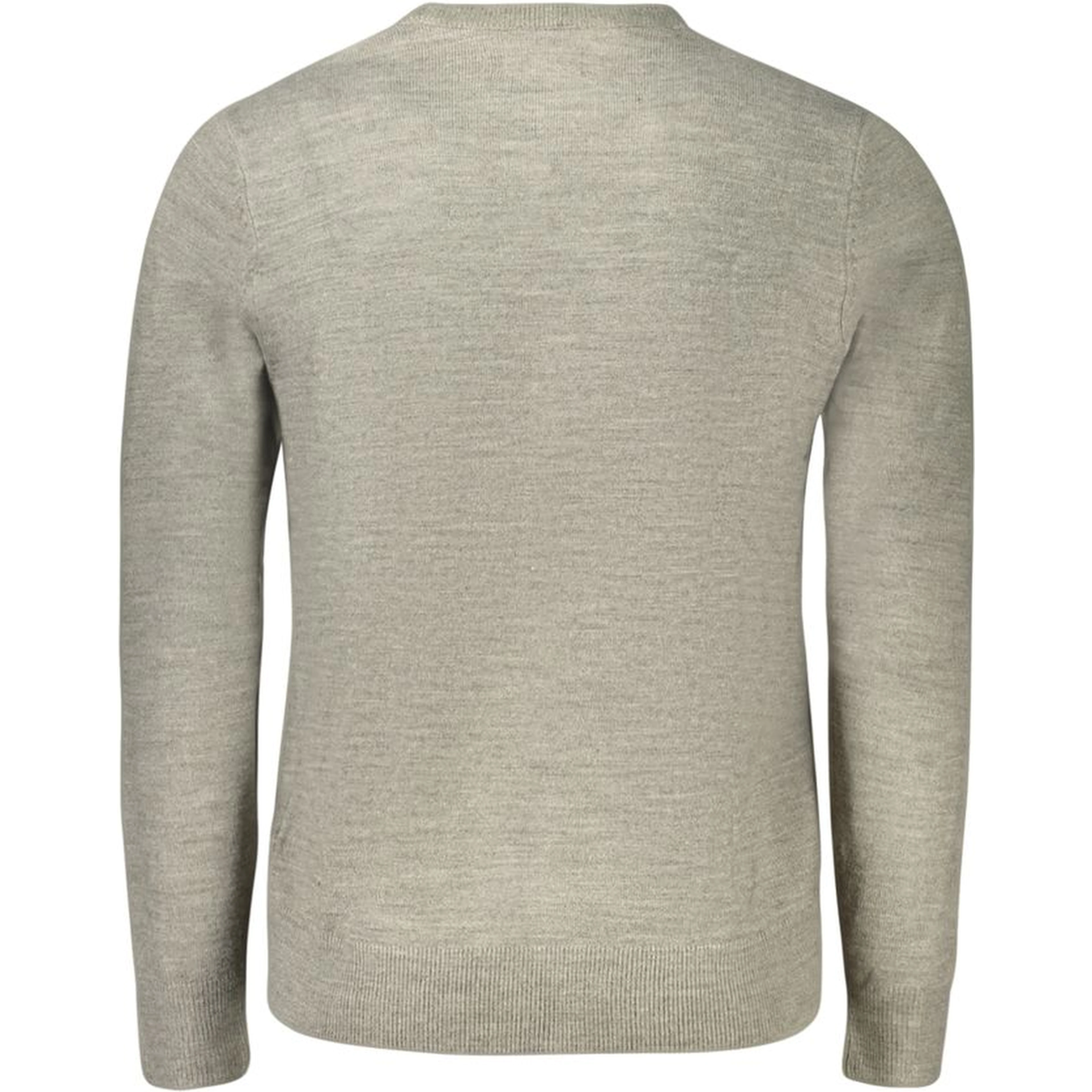 Grey Acrylic Men Sweater