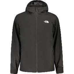 Black Polyester Men's Jacket