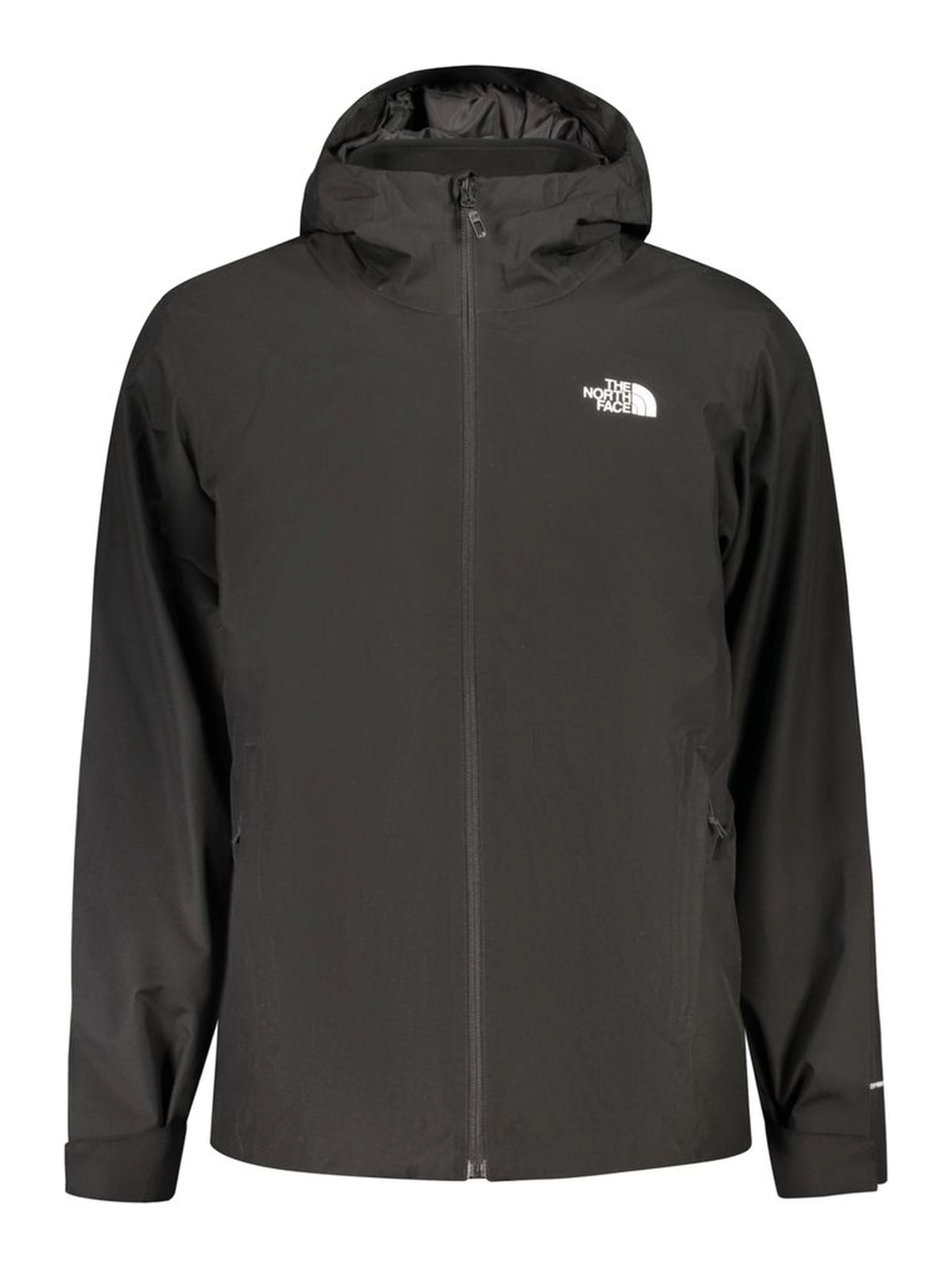 Black Polyester Men's Jacket