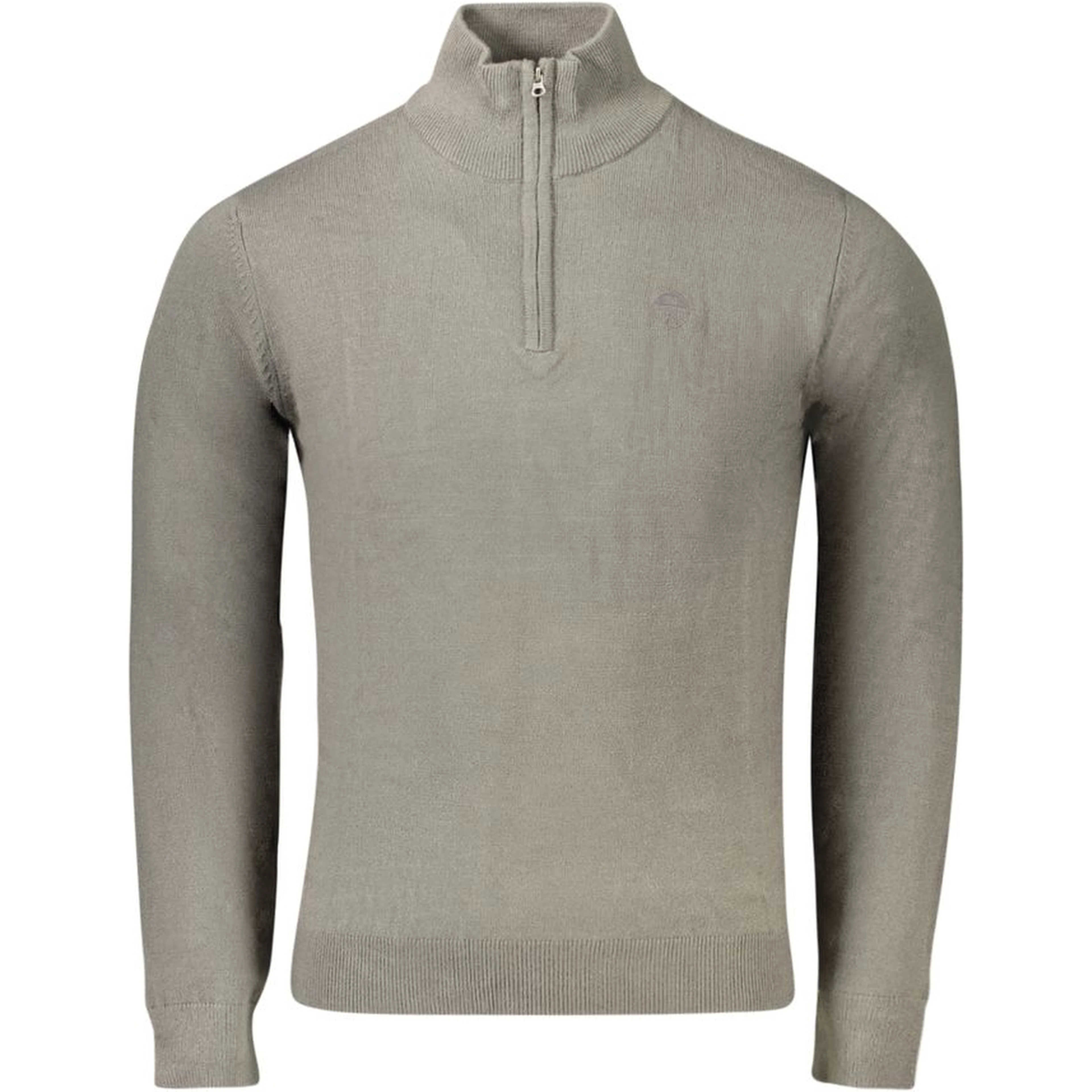 Gray Acrylic Men's Sweater