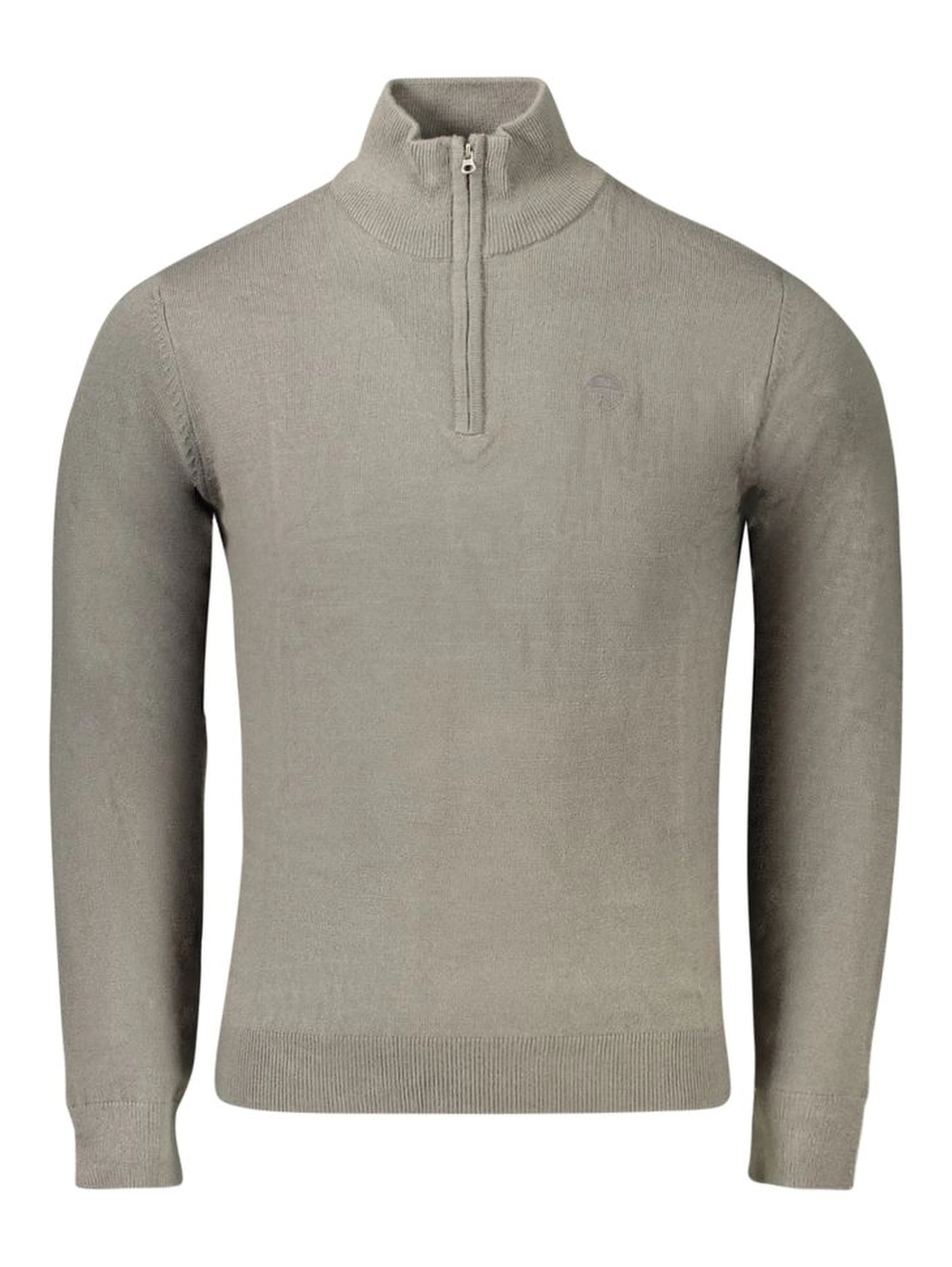 Gray Acrylic Men's Sweater