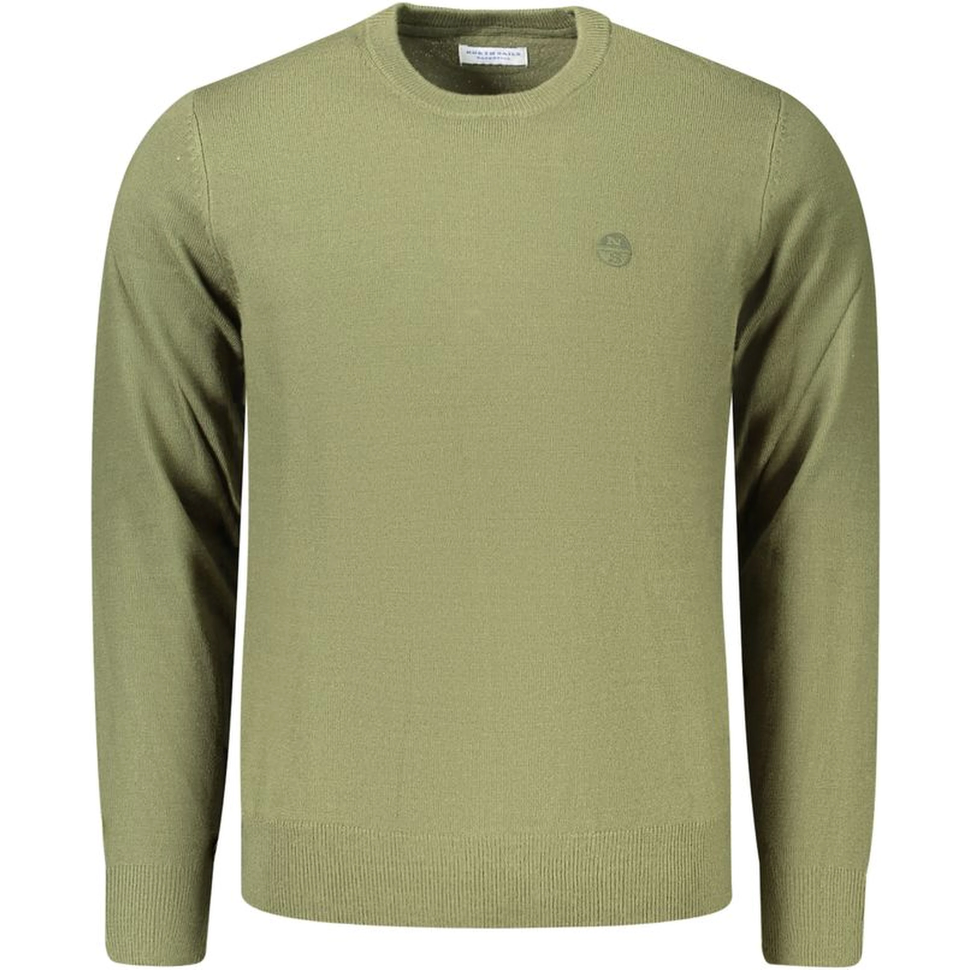 Green Acrylic Men's Sweater