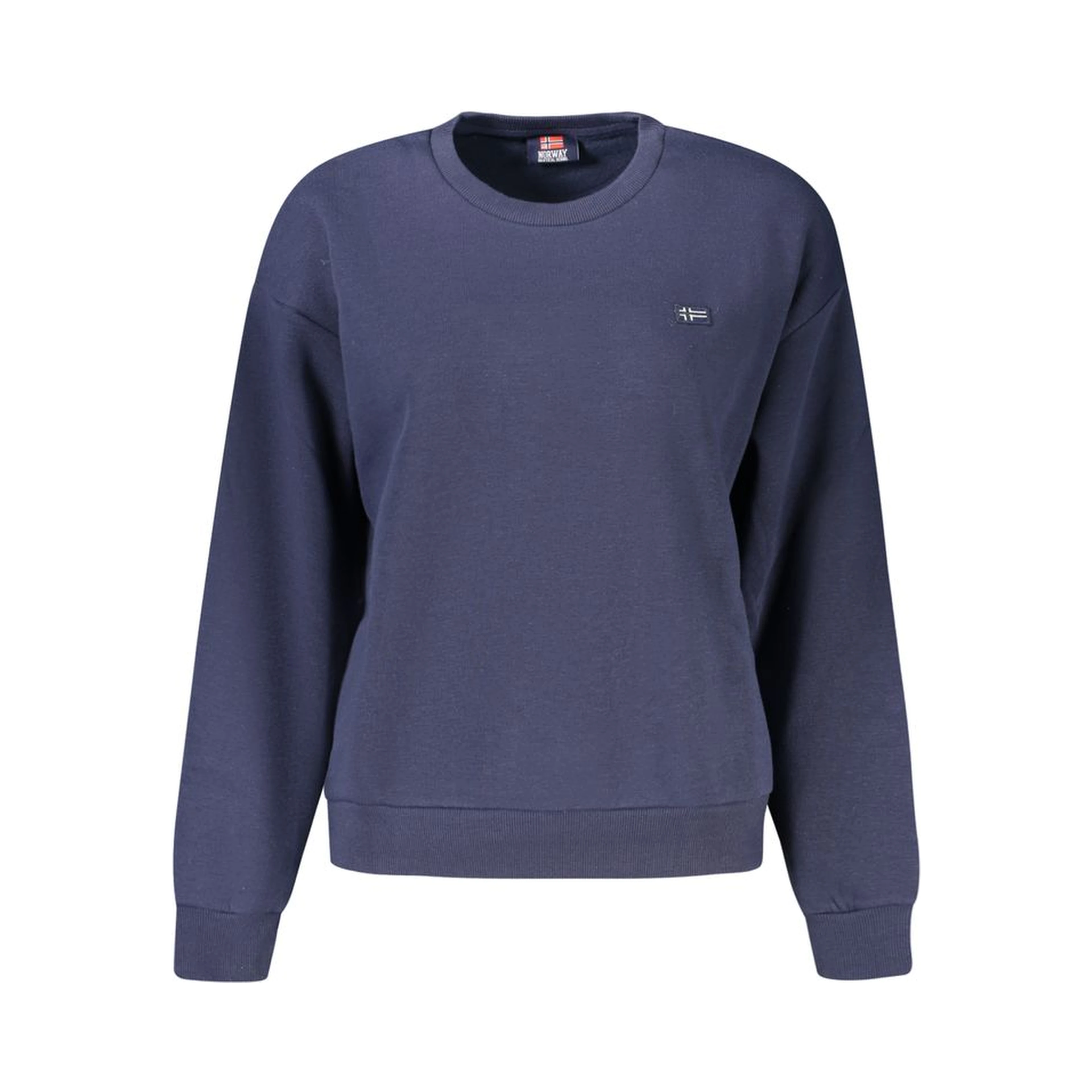 Blue Cotton Women's Sweatshirt