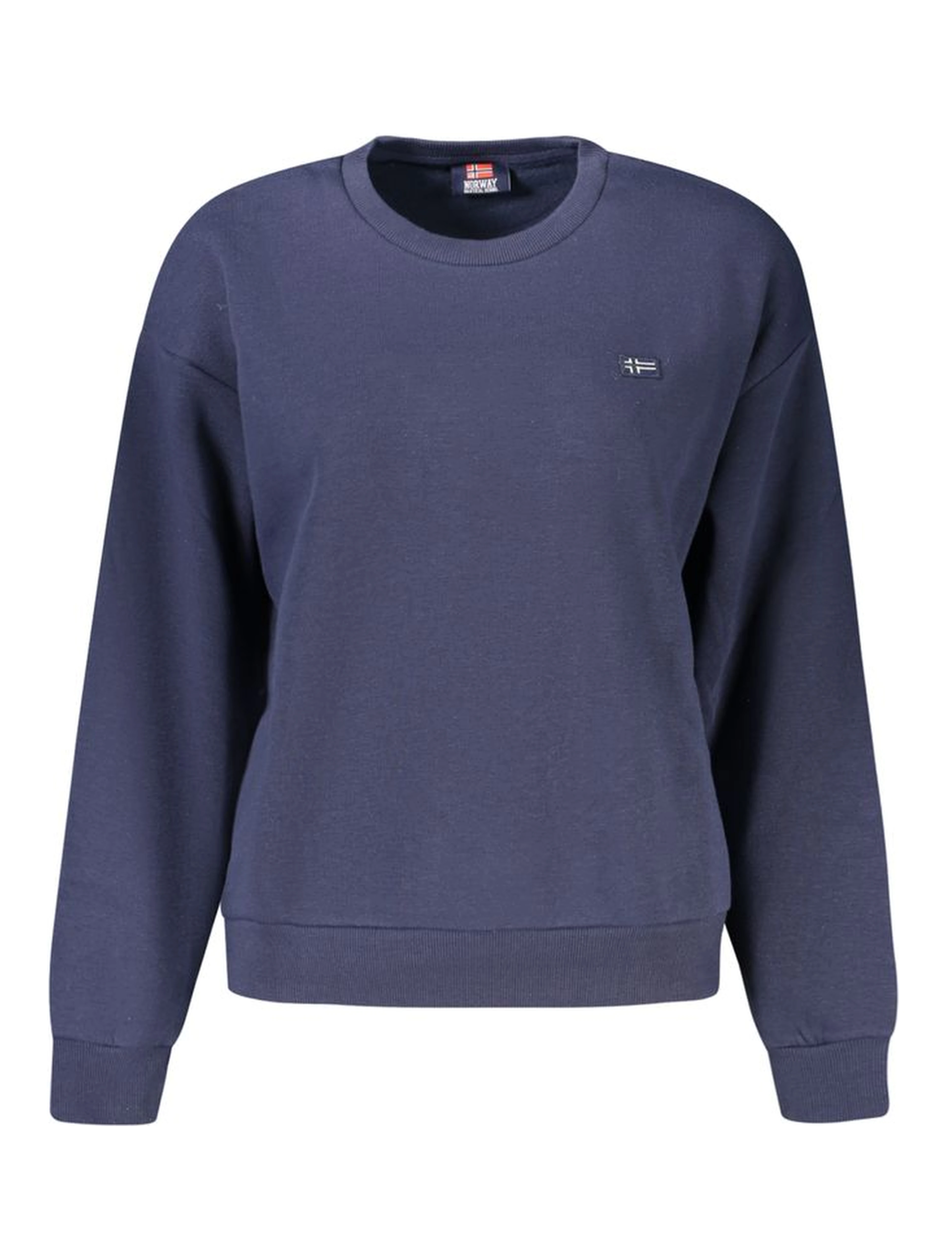 Blue Cotton Women's Sweatshirt