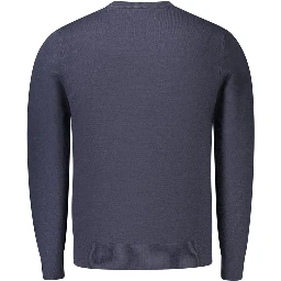 Blue Acrylic Men's Sweater
