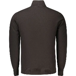 Black Acrylic Men's Cardigan