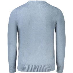 Blue Acrylic Men's Sweater