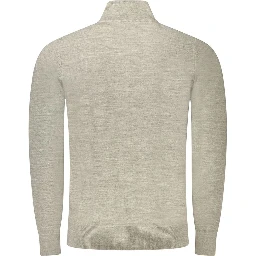 Grey Acrylic Men's Sweater