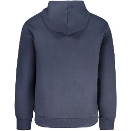 Blue Cotton Men's Sweatshirt
