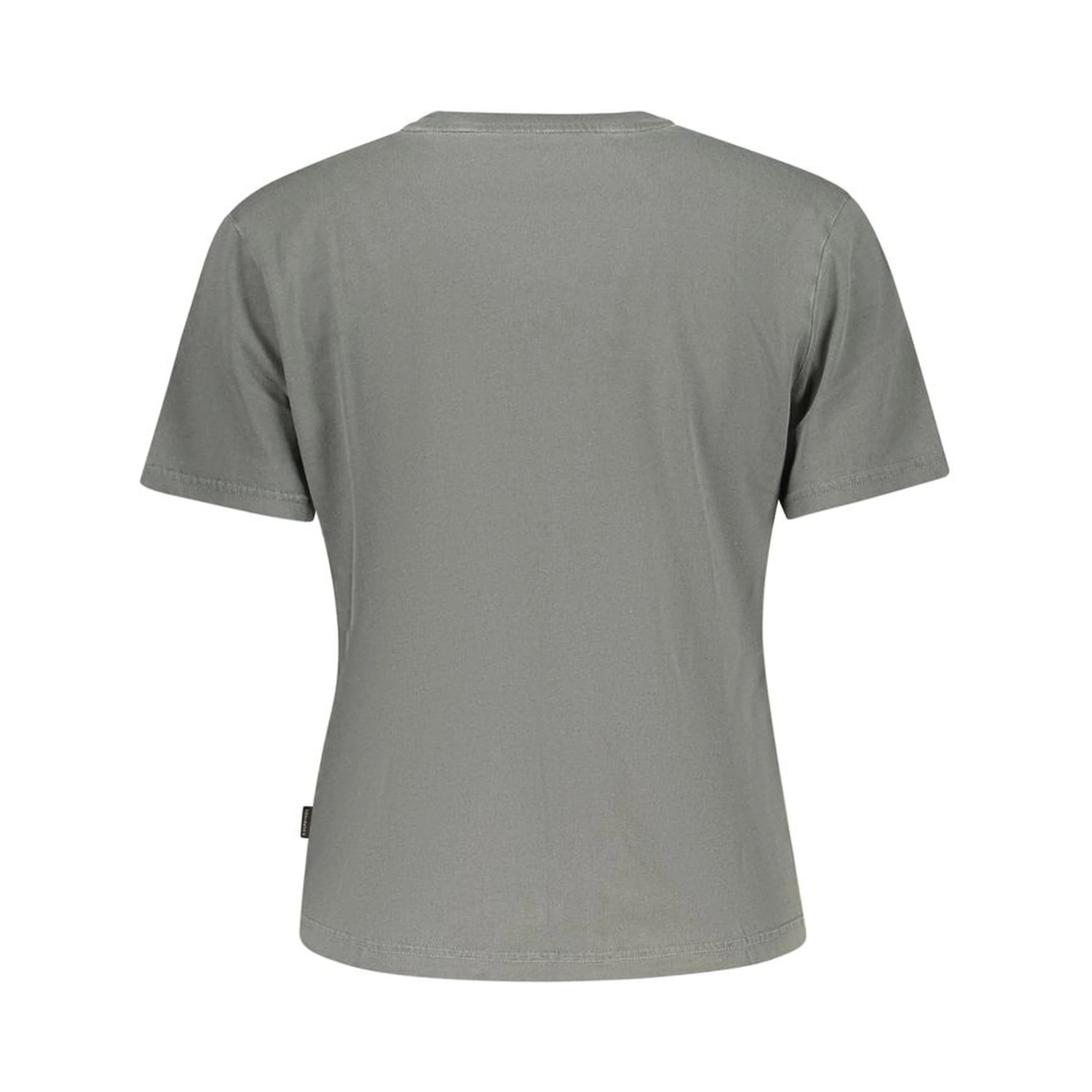 Grey Cotton Women's T-Shirt
