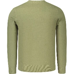 Green Acrylic Men's Sweater