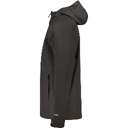 Black Polyester Men's Jacket