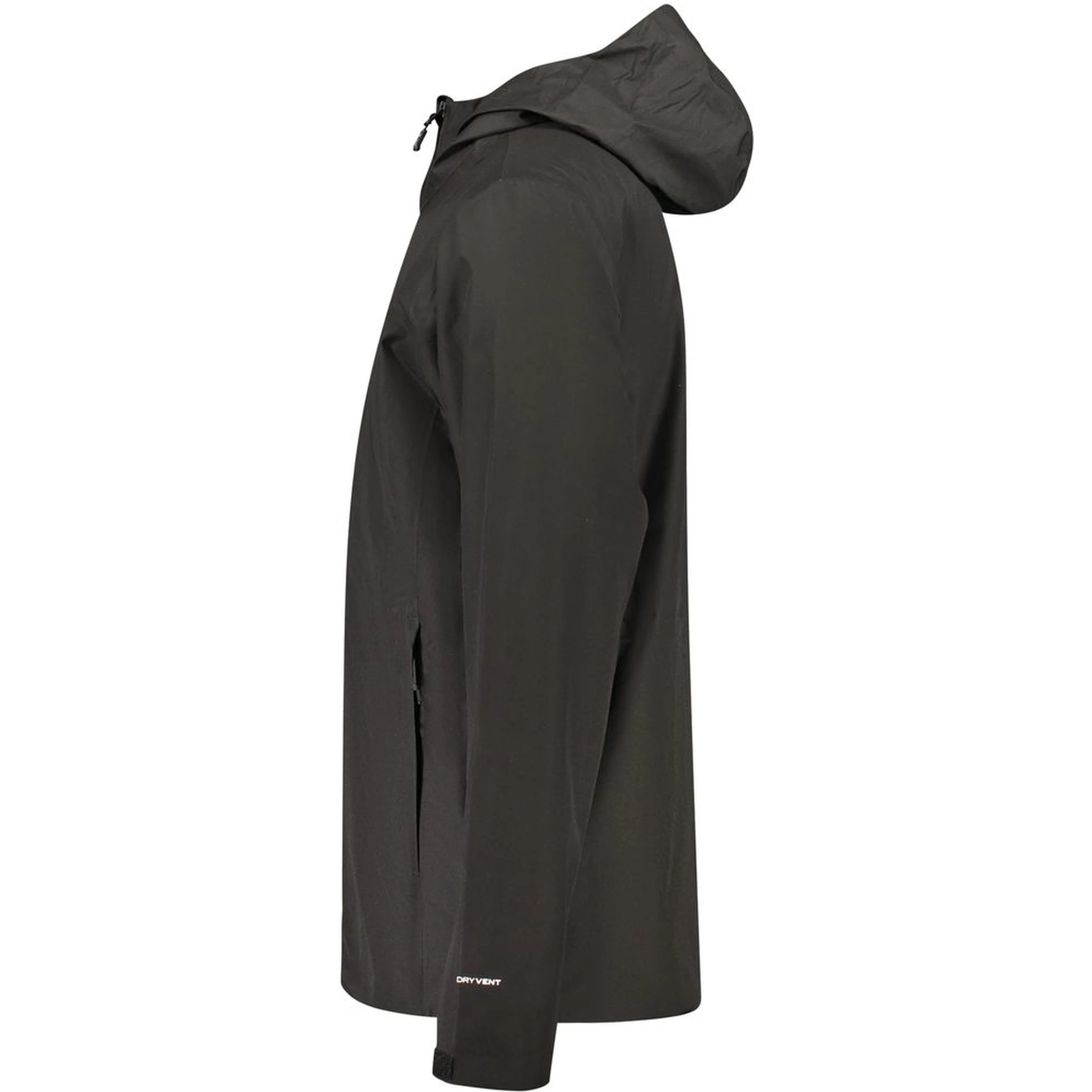 Black Polyester Men's Jacket