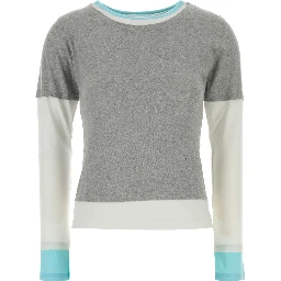 TRIPLE TEE GREY-WHITE