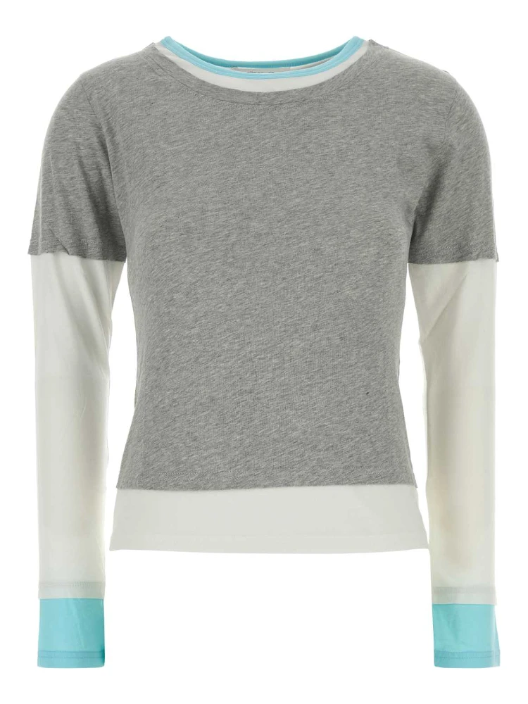 TRIPLE TEE GREY-WHITE