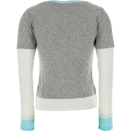 TRIPLE TEE GREY-WHITE