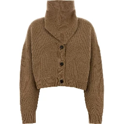 CARDIGAN WITH DETACHABLE SCARF