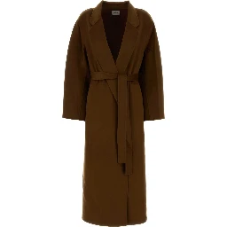 UNISEX DOUBLE FACE CASHMERE COAT WITH BELT