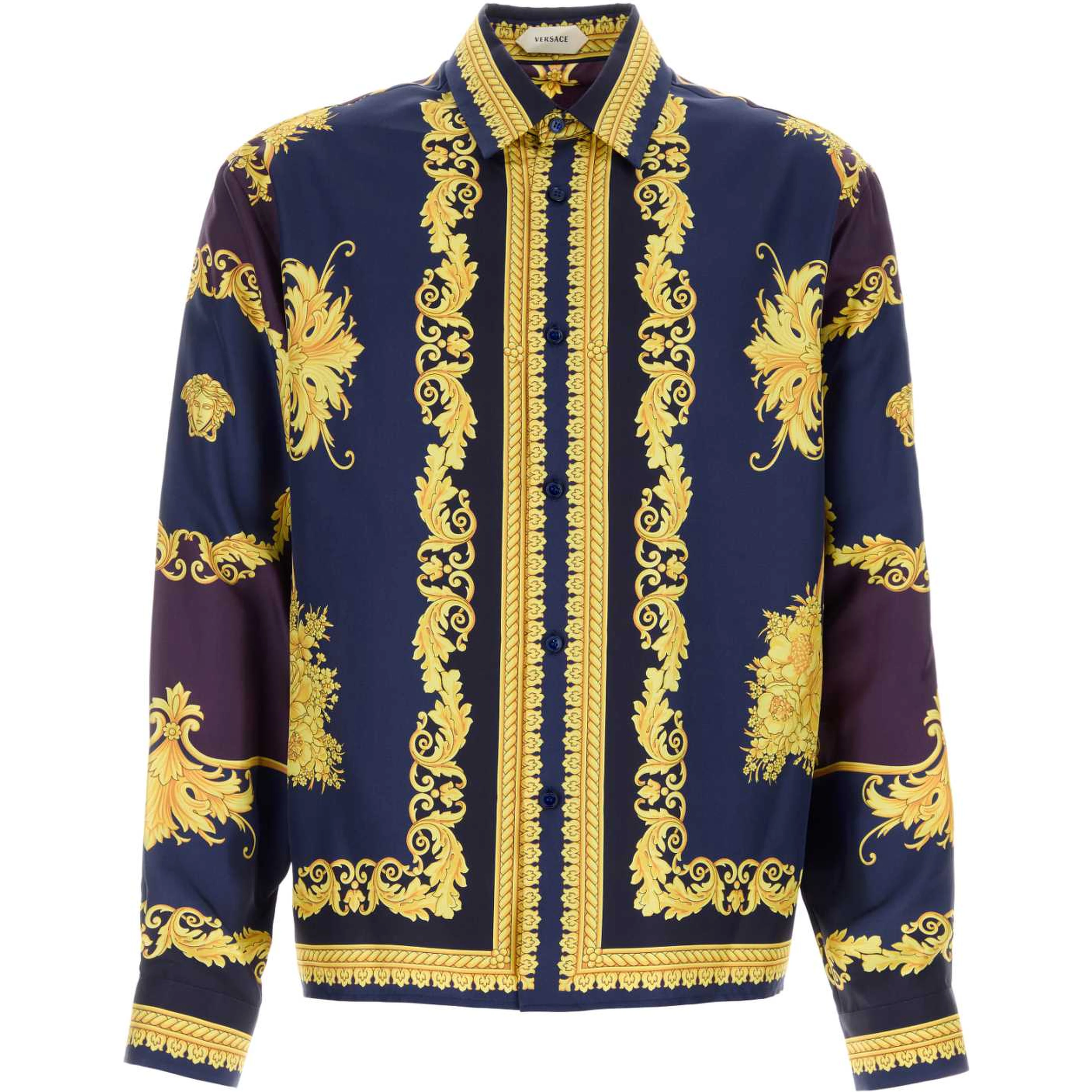 INFORMAL SHIRT SILK TWILL PRINT NEW BAROCCO FOULAR