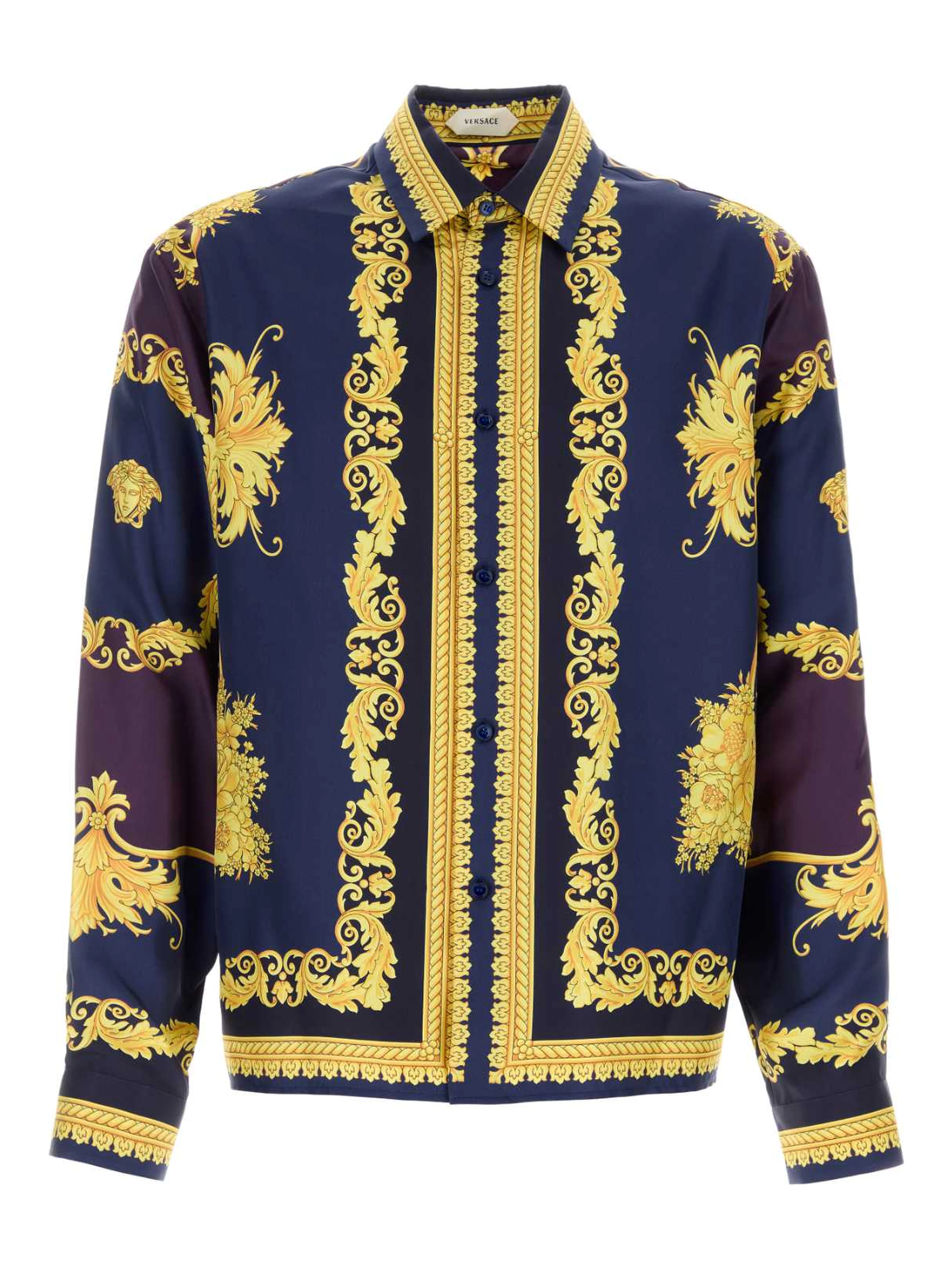 INFORMAL SHIRT SILK TWILL PRINT NEW BAROCCO FOULAR