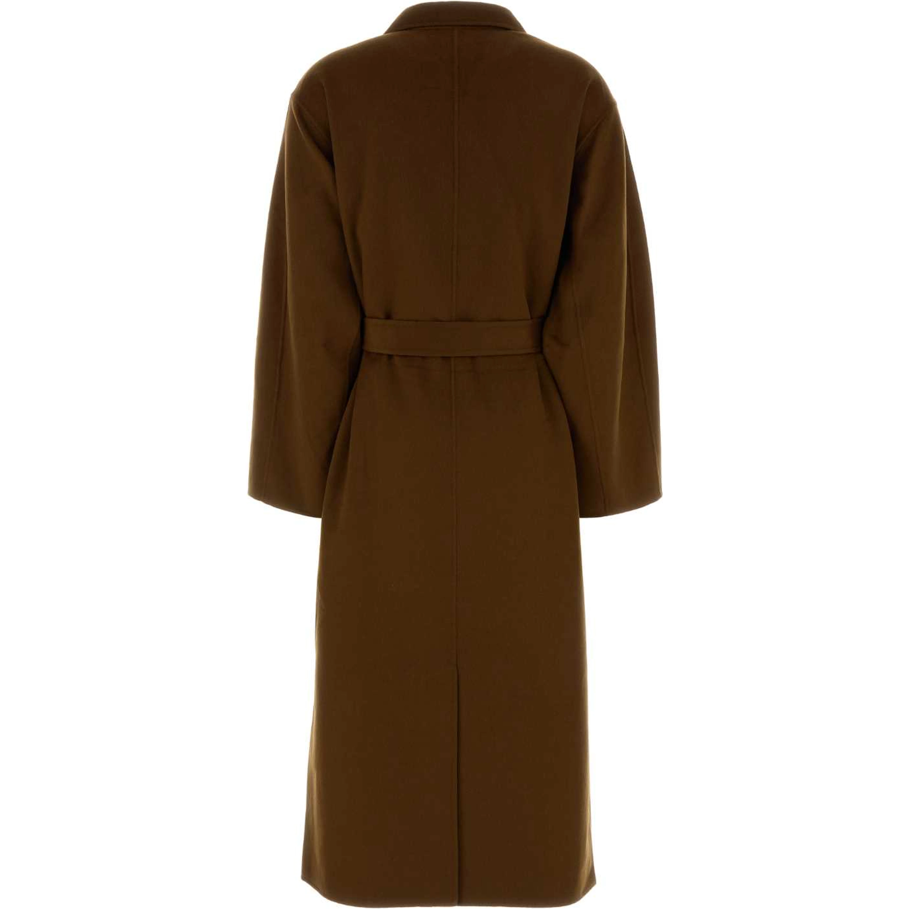 UNISEX DOUBLE FACE CASHMERE COAT WITH BELT