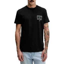 Black Recycled Cotton T-Shirt