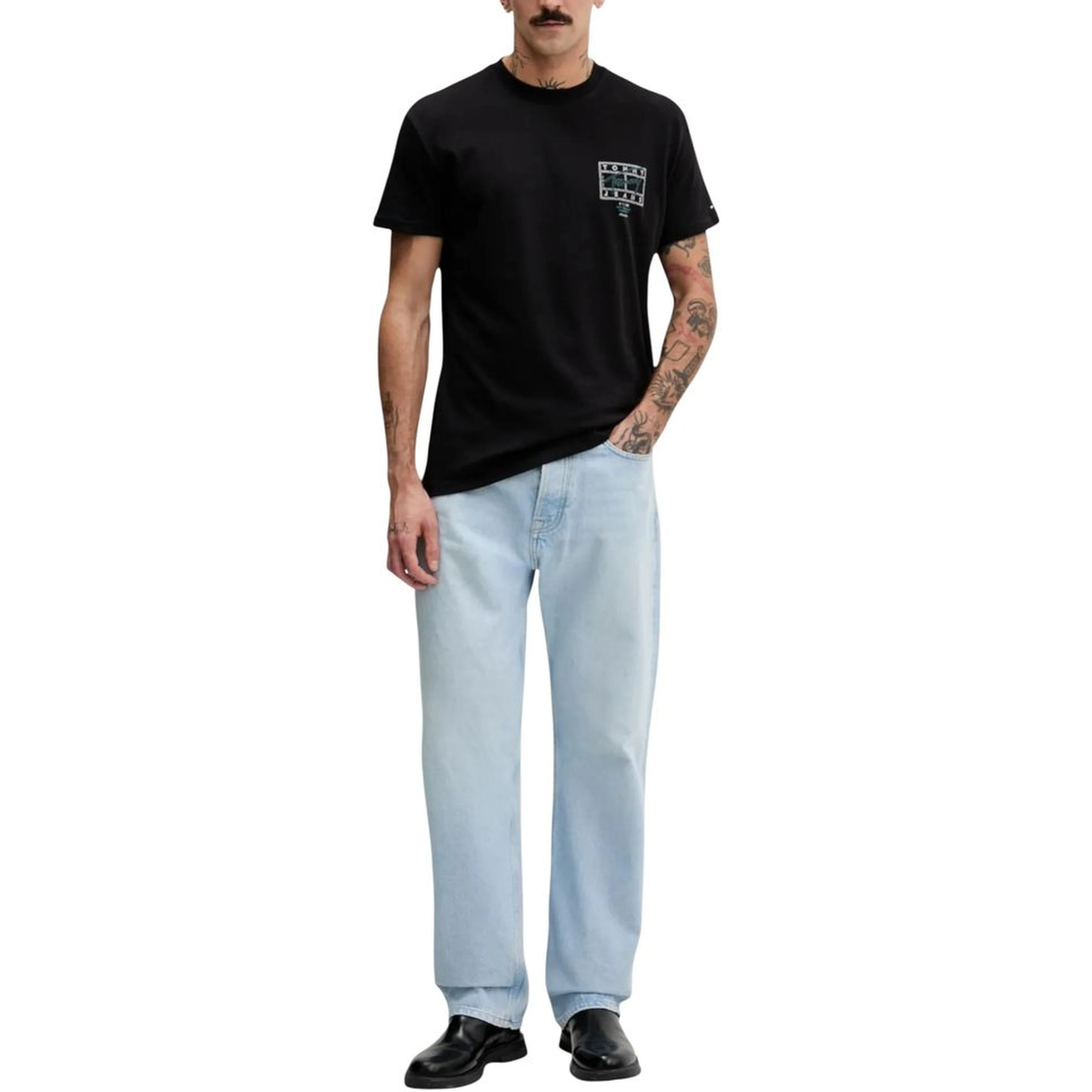 Black Recycled Cotton T-Shirt