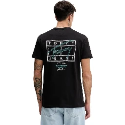 Black Recycled Cotton T-Shirt
