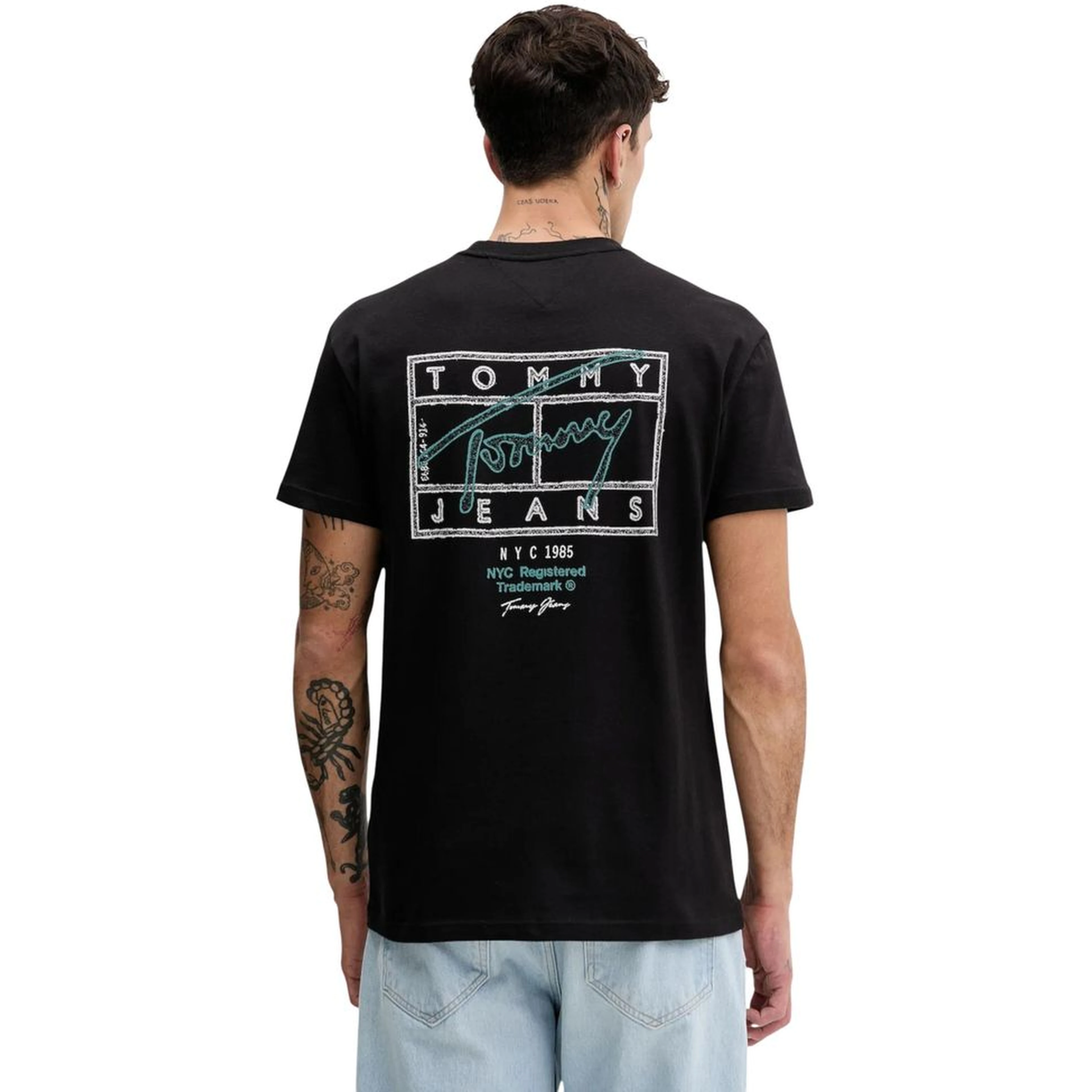 Black Recycled Cotton T-Shirt
