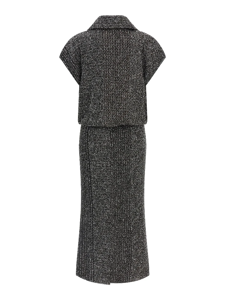 Gray Polyamide Midi Dress alternative