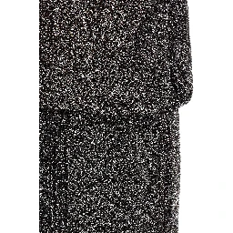 Gray Polyamide Midi Dress