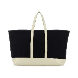 BIG TOTE BAG BLACK - BEIGE