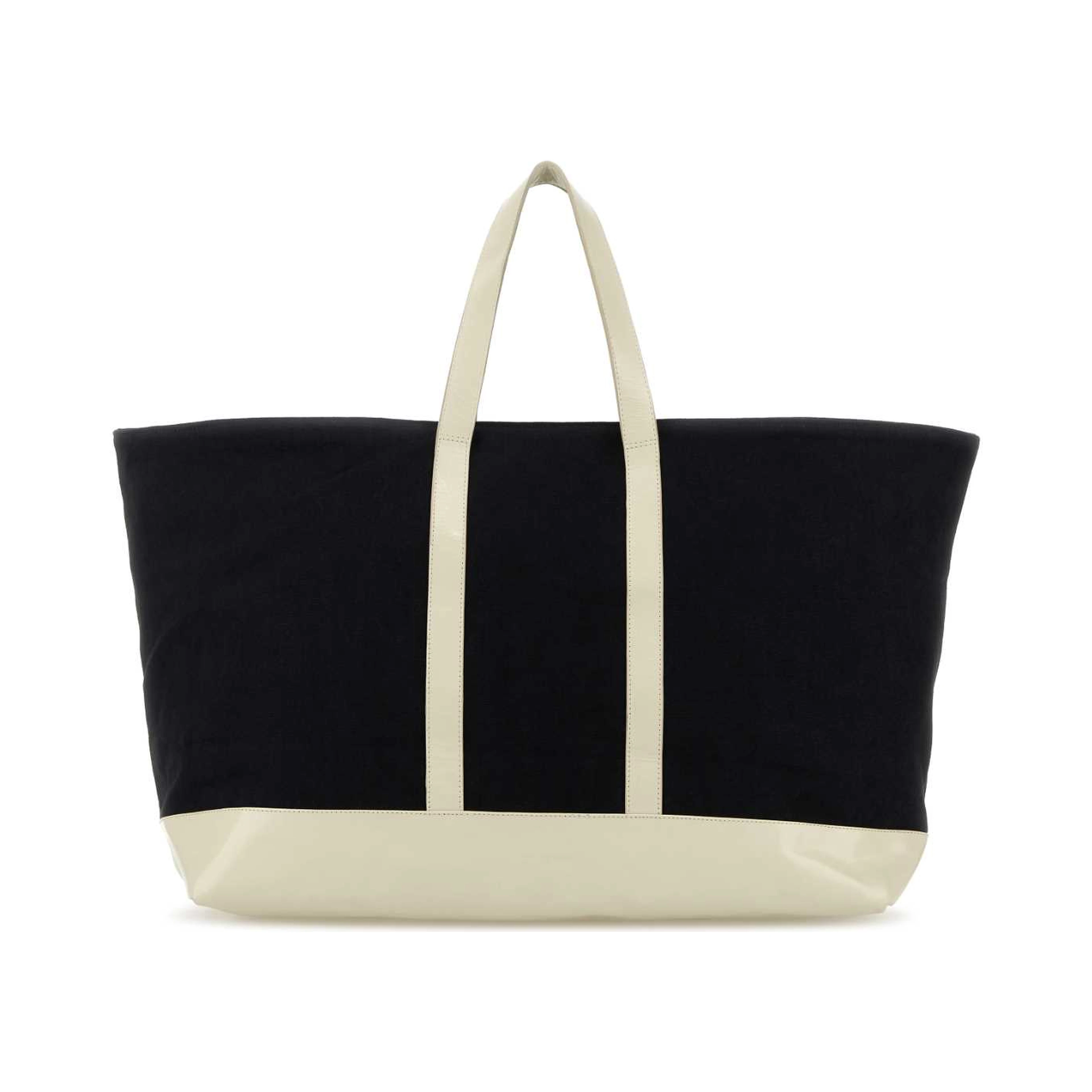 BIG TOTE BAG BLACK - BEIGE