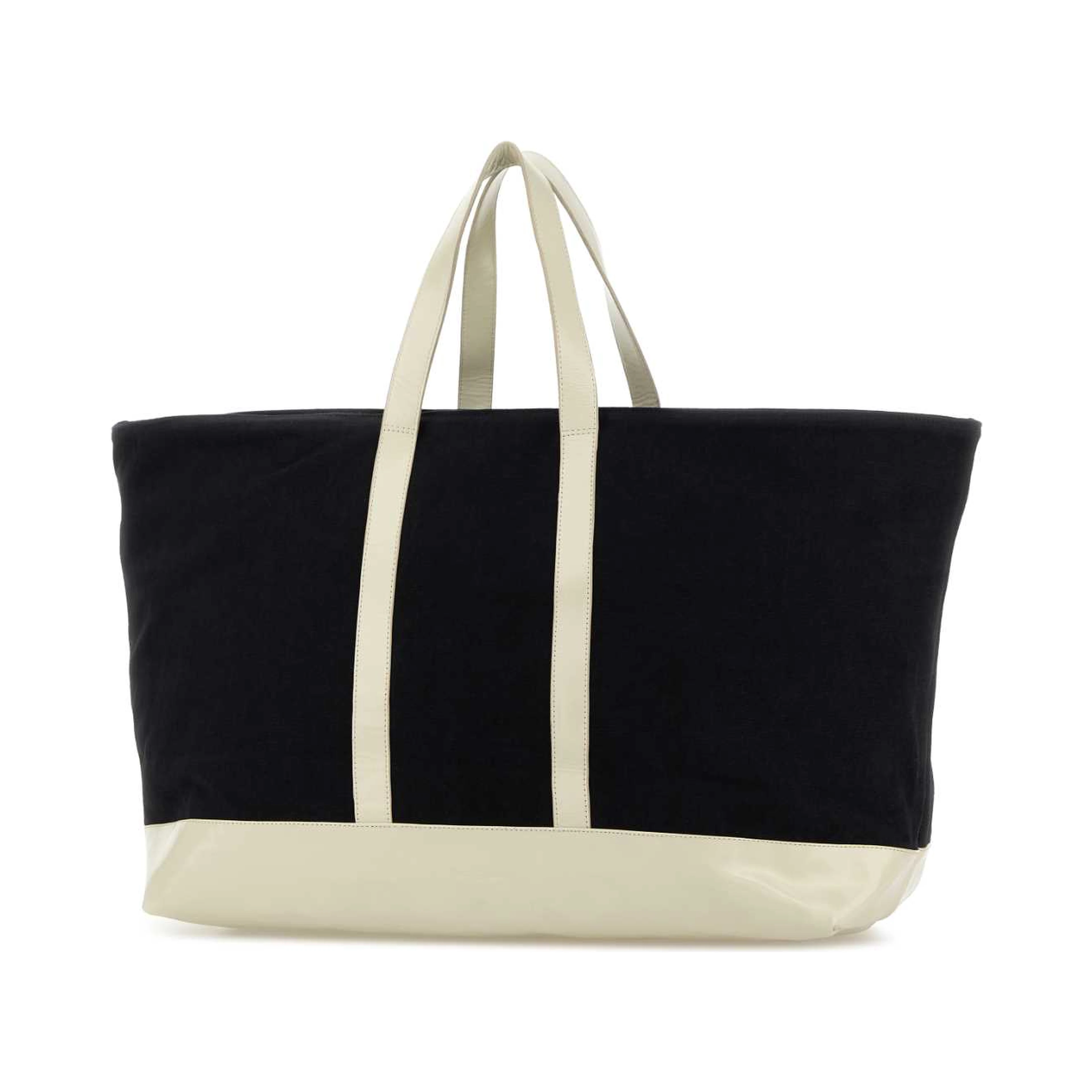 BIG TOTE BAG BLACK - BEIGE