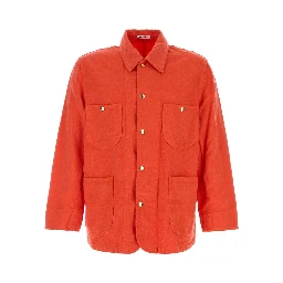 WOOL COTTON LINEN OX WORK JACKET
