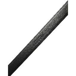 Black Classic Leather Gold Tone Buckle Belt