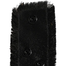 Black Velvet Wrap Around Tie Cintura Belt