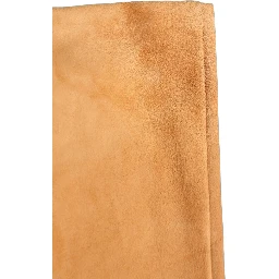 Tan Genuine Leather Suede Elbow Length Gloves