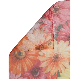 Multicolor Floral Silk Shawl Stole Scarf