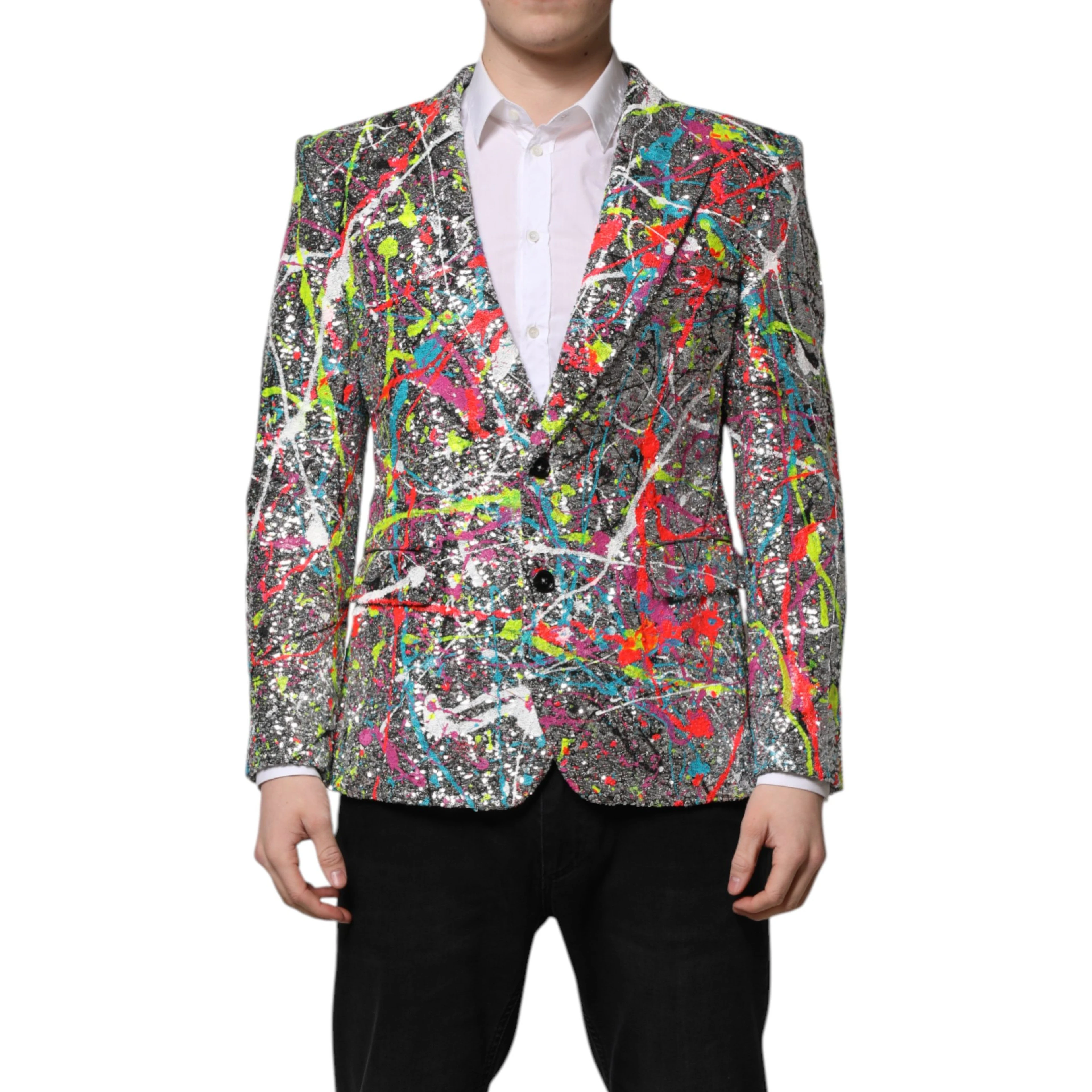 Multicolor SICILIA 2 Buttons Jacket Suit