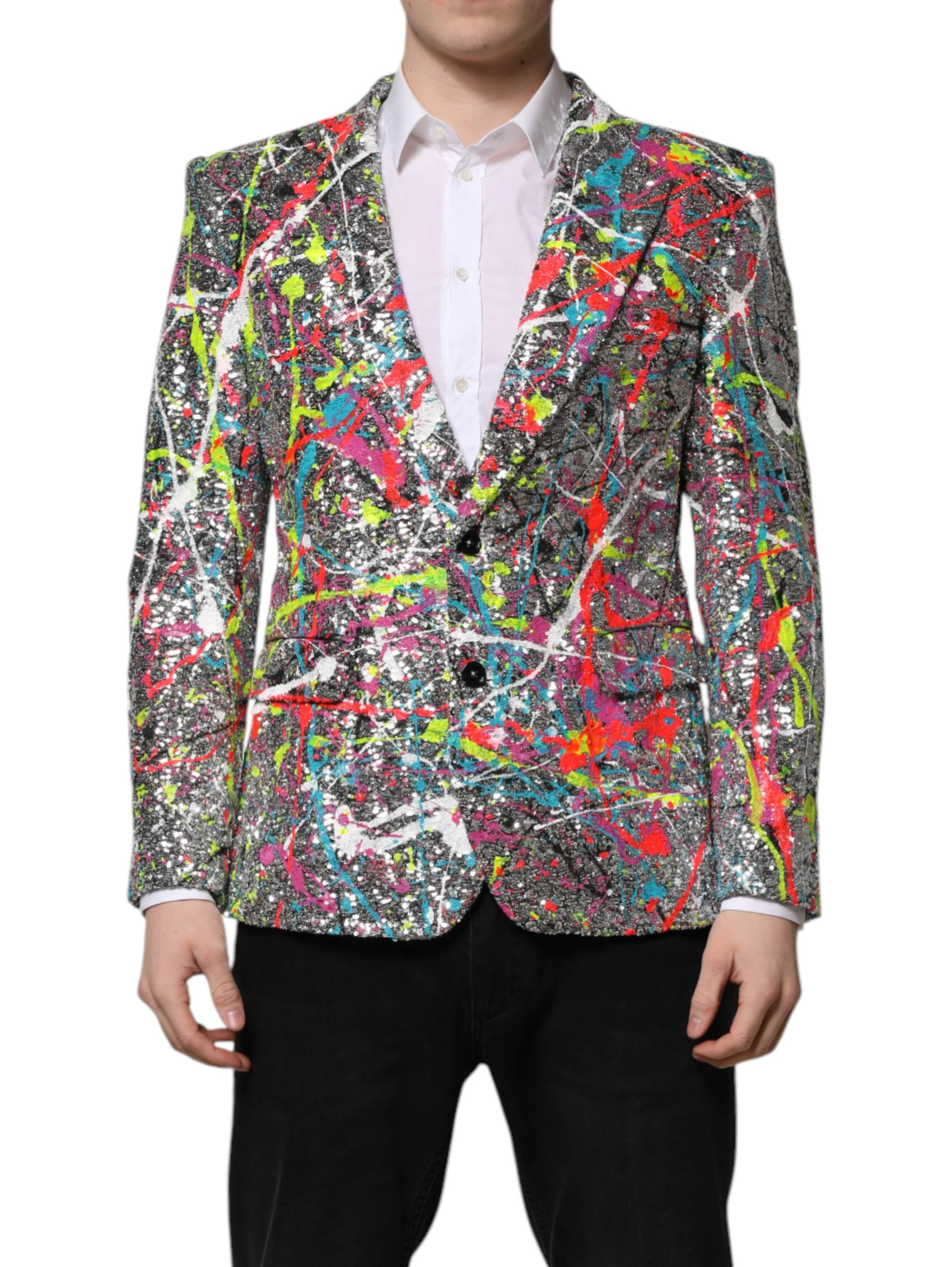 Multicolor SICILIA 2 Buttons Jacket Suit