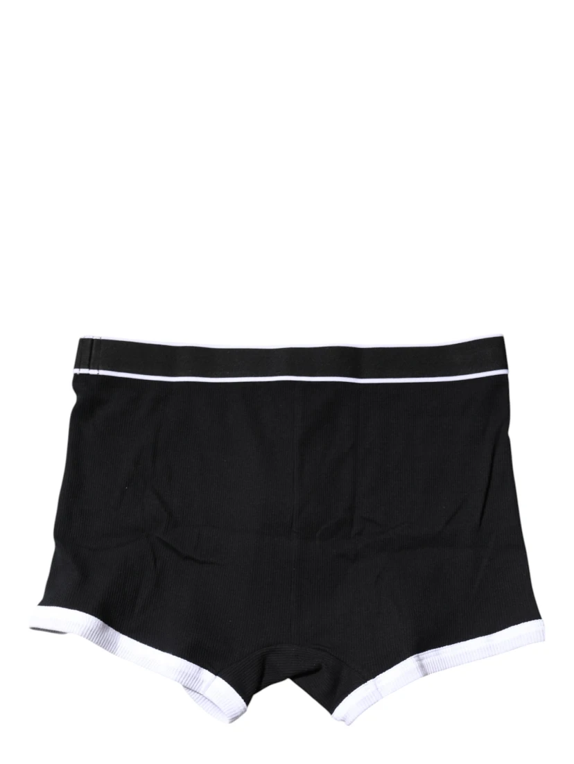 Black DG Interlock Regular Boxer Underwear