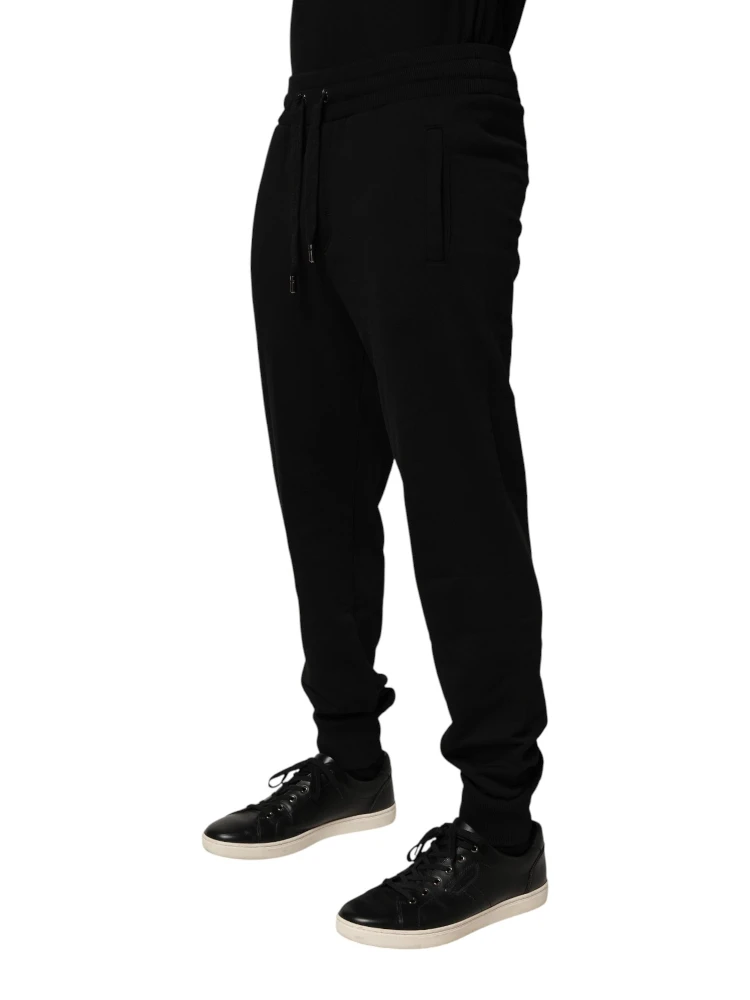 Black Cotton Jogger Men Sweatpants Pants alternative