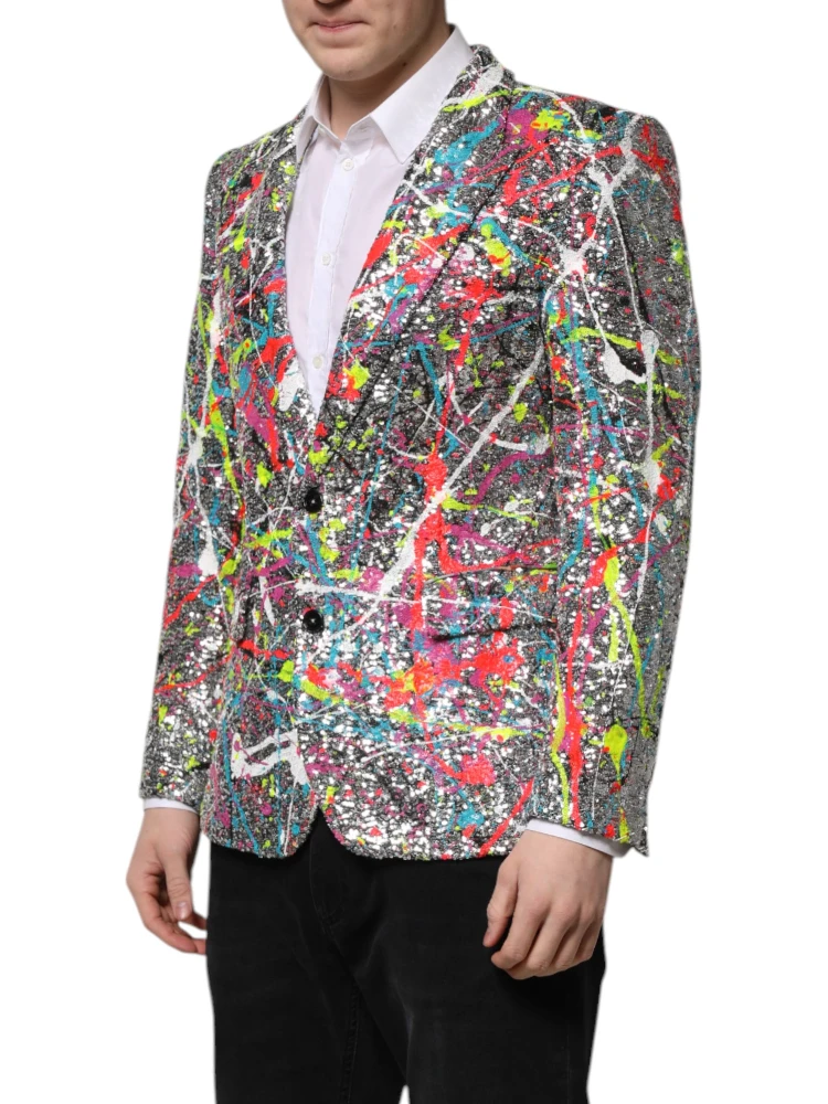 Multicolor SICILIA 2 Buttons Jacket Suit alternative