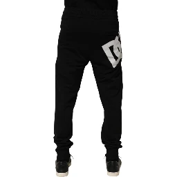 Black Cotton Jogger Men Sweatpants Pants