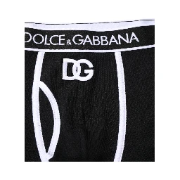Black DG Interlock Regular Boxer Underwear