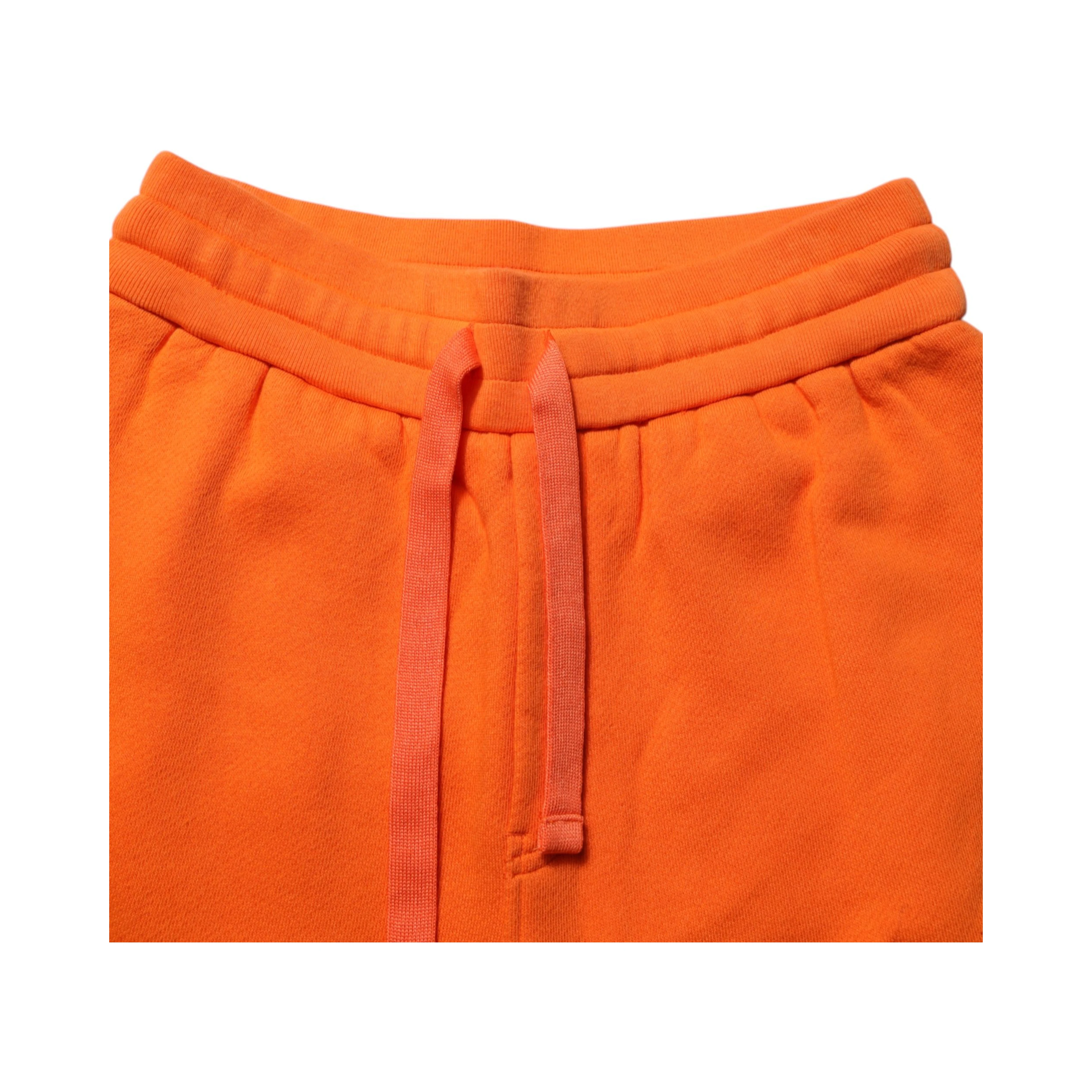 Orange Cotton DGVIB3 Men Trackpants Pants