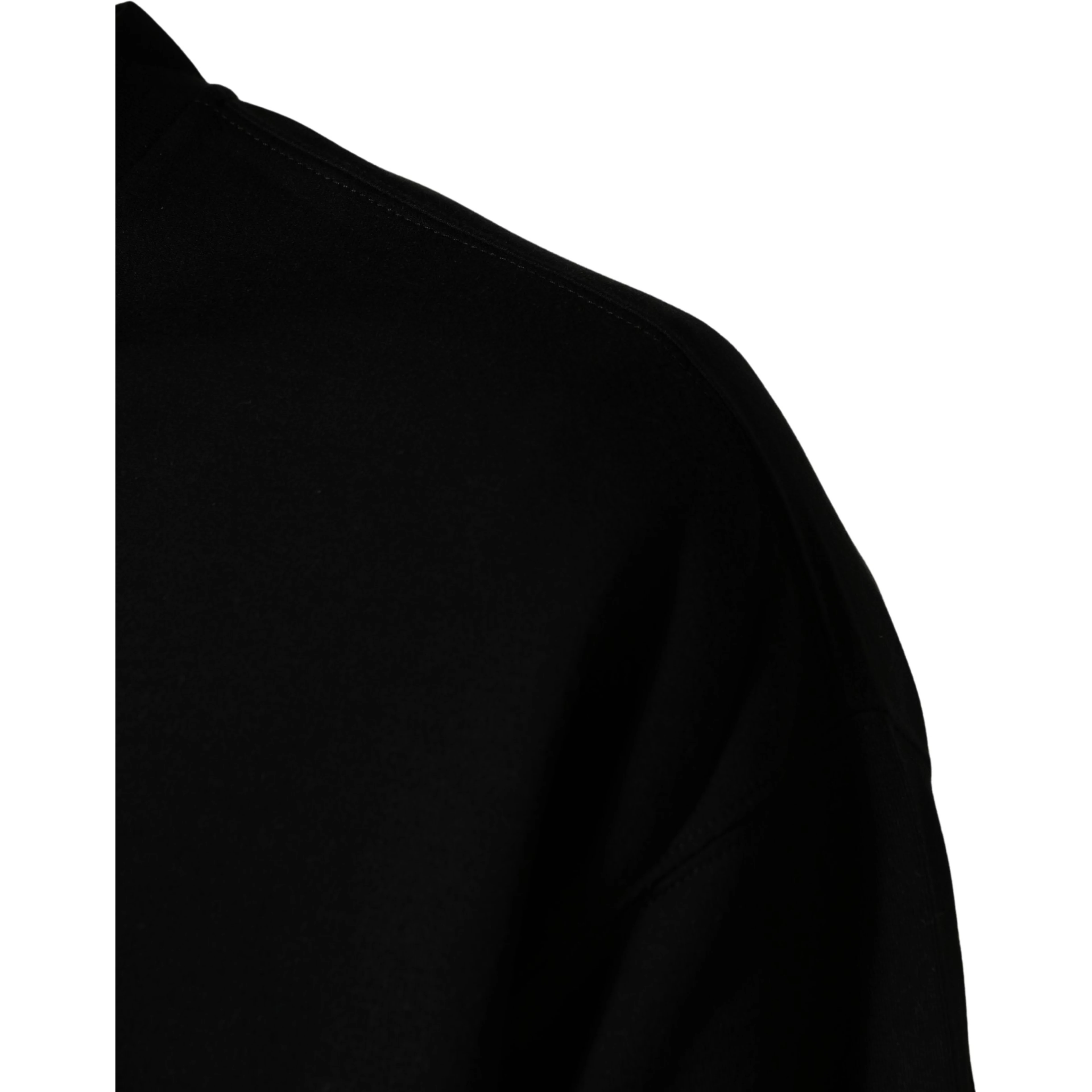 Black Cotton DG Crew Neck Sweatshirt Sweater